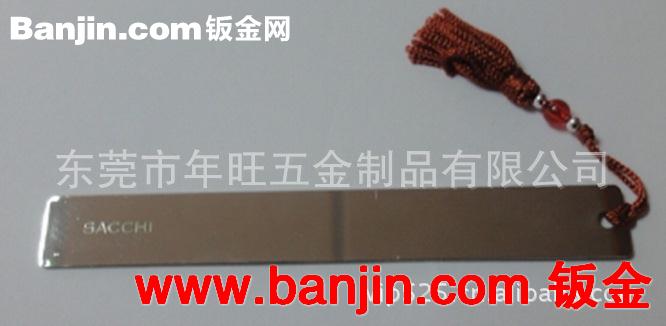 不锈钢腐蚀镂空书签 铝合金蚀刻书夹 铜电镀纸夹  环保材质