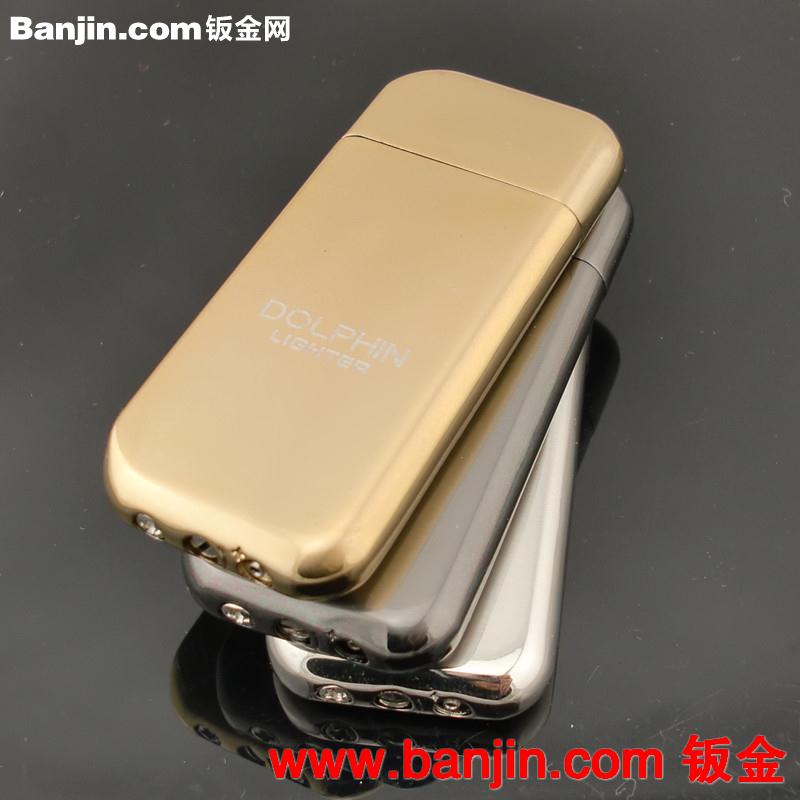 厂家直销 正品DOL076珍珠极薄 金属砂轮明火打火机 广告礼品定制 
