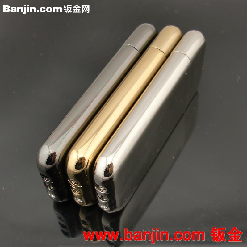 厂家直销 正品DOL076珍珠极薄 金属砂轮明火打火机 广告礼品定制 