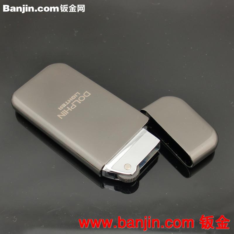 厂家直销 正品DOL076珍珠极薄 金属砂轮明火打火机 广告礼品定制 
