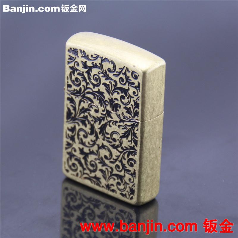 佐罗促销装 Z8513B原铜唐草精装 买5个送2瓶煤油 高档煤油打火机