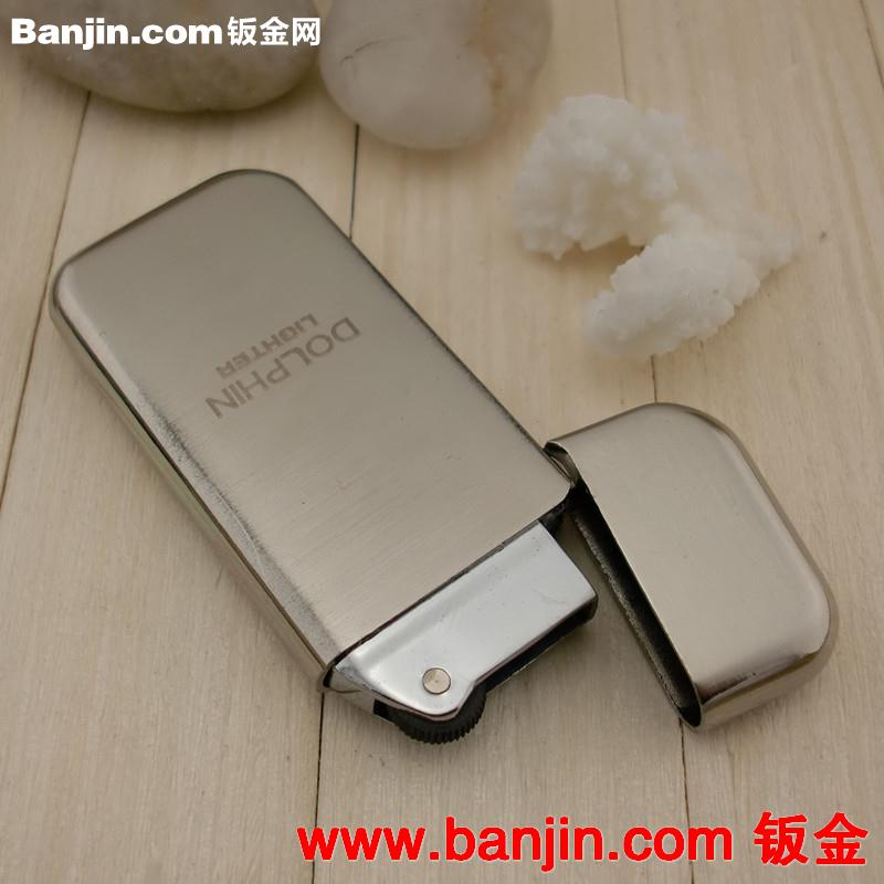 厂家直销 正品DOL076珍珠极薄 金属砂轮明火打火机 广告礼品定制 