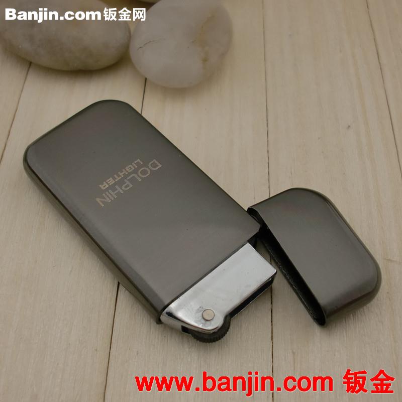 厂家直销 正品DOL076珍珠极薄 金属砂轮明火打火机 广告礼品定制 