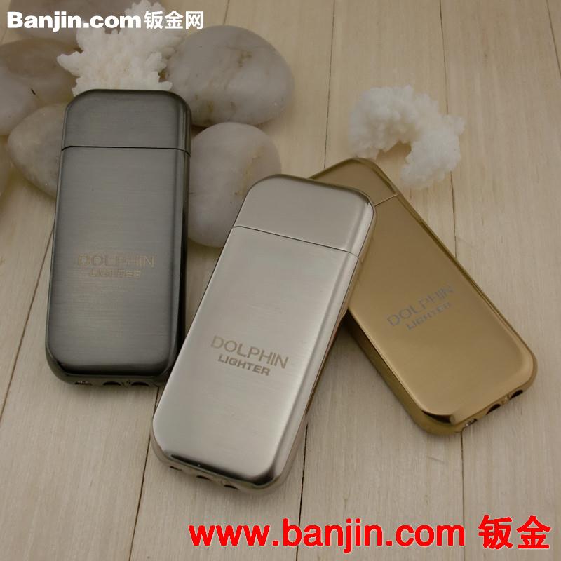 厂家直销 正品DOL076珍珠极薄 金属砂轮明火打火机 广告礼品定制 