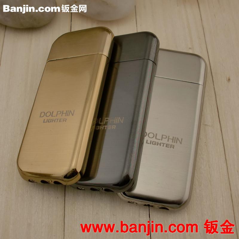 厂家直销 正品DOL076珍珠极薄 金属砂轮明火打火机 广告礼品定制 
