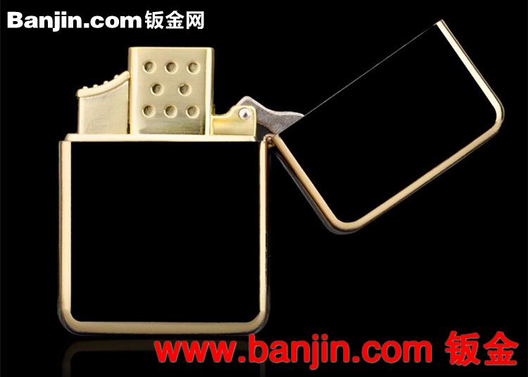ZIPPO类创意防风双直冲打火机 充气打火机 金属煤油气体打火机