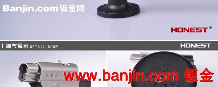 正品百诚Ho<em></em>nest 500直冲喷火双火创意金属打火机 户外高温打火机