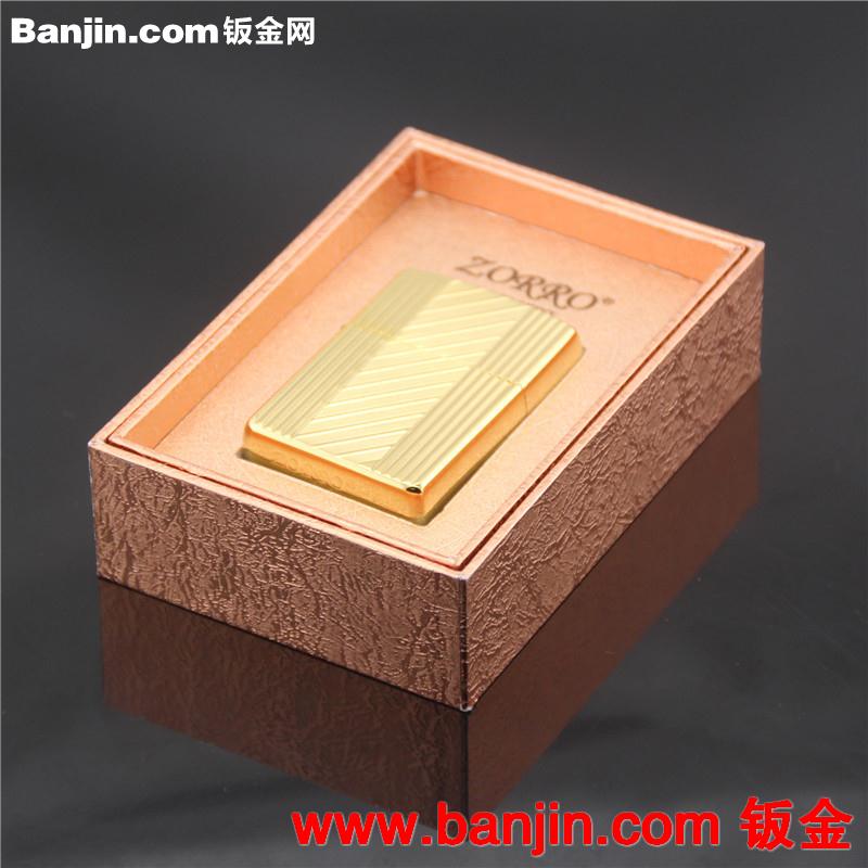 佐罗新款上市Z8514A-24K金雕刻时光 高档煤油打火机 礼品促销定制