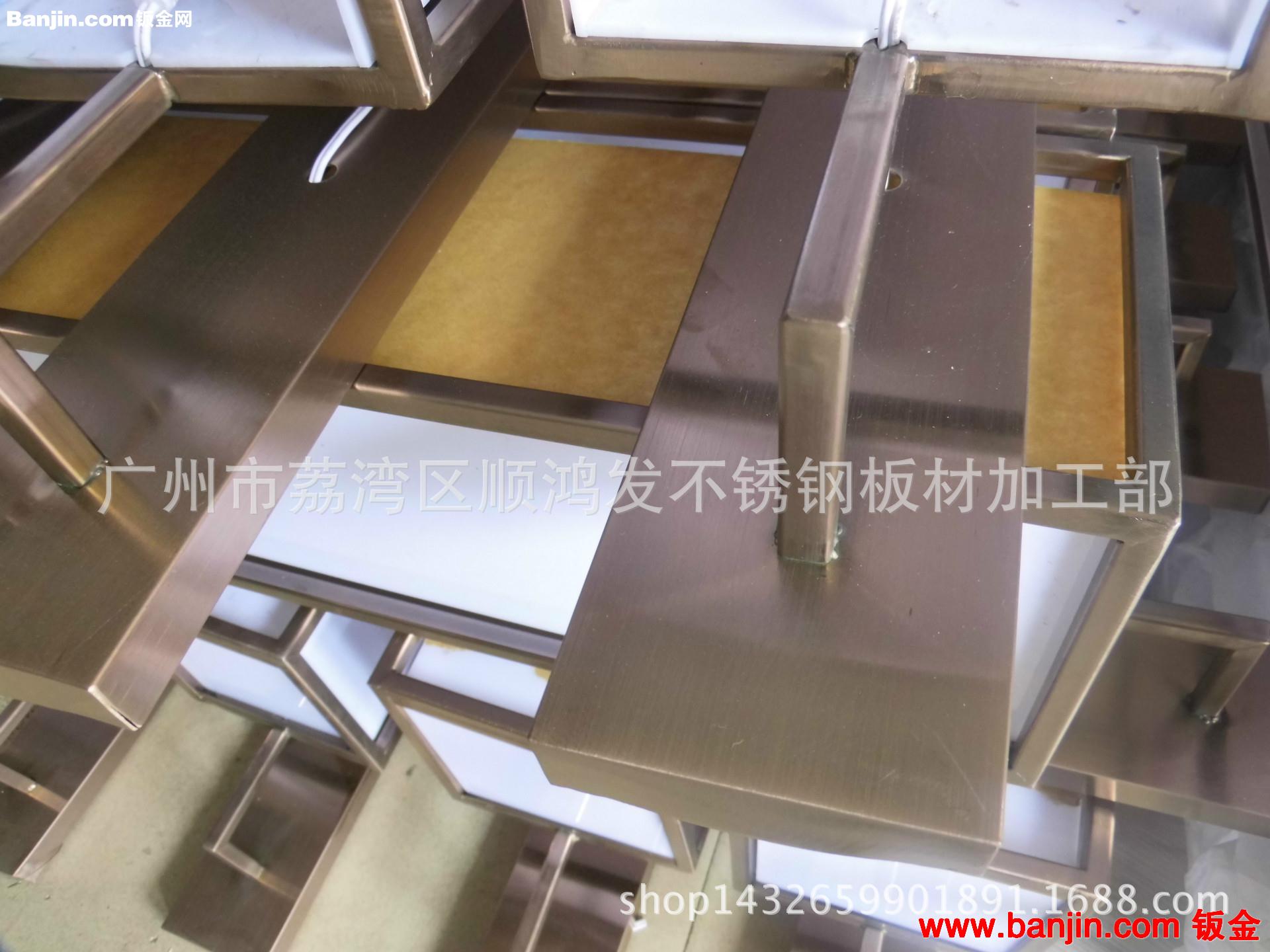 加工不锈钢古铜灯箱，不锈钢灯具，不锈钢灯箱，欢迎来图订做