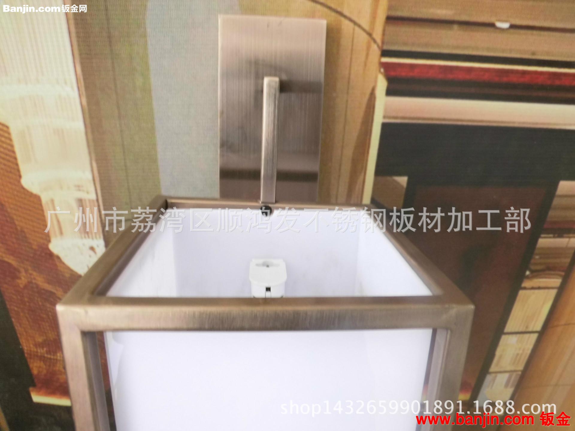 加工不锈钢古铜灯箱，不锈钢灯具，不锈钢灯箱，欢迎来图订做