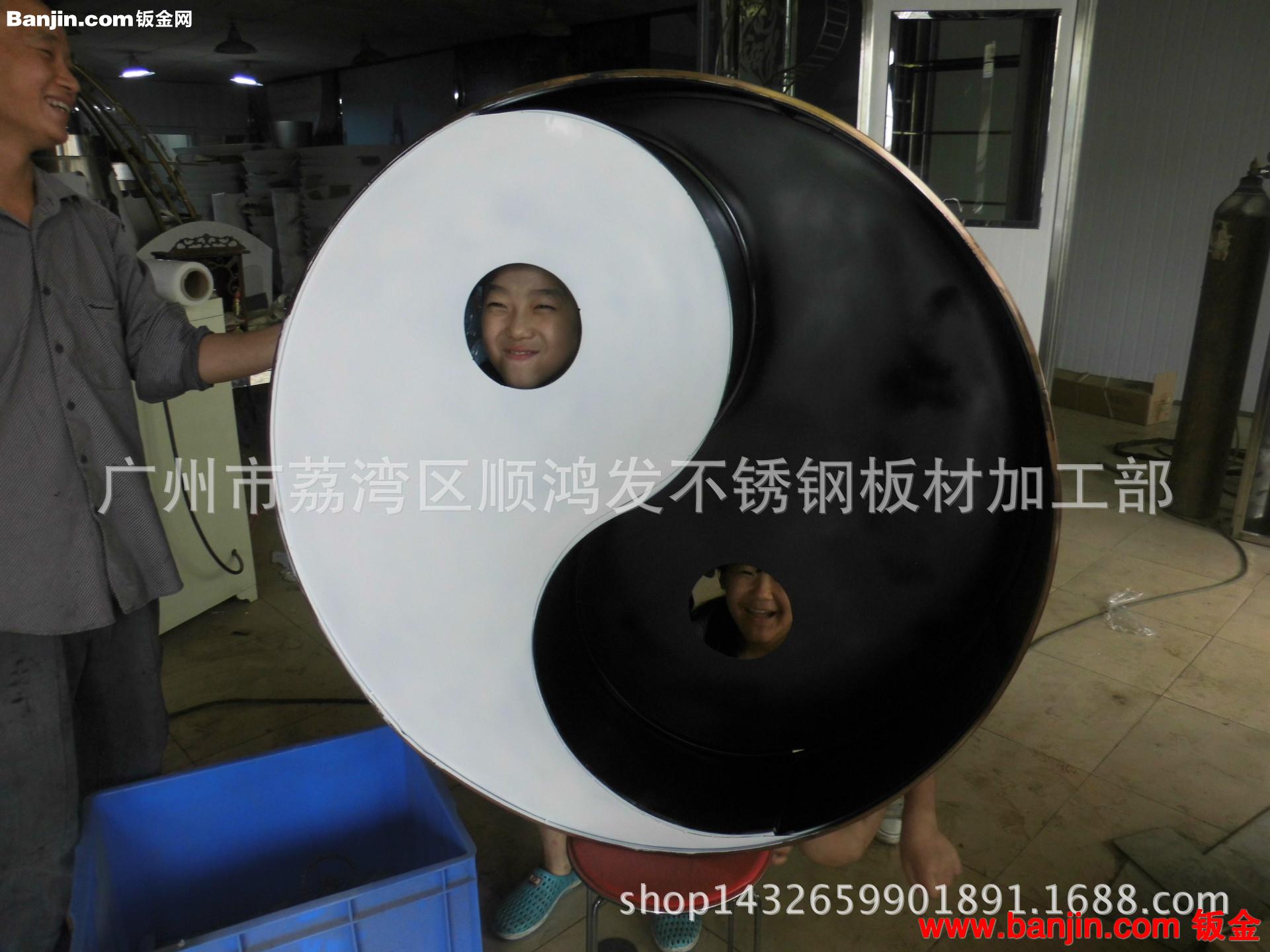 加工定制各式造型不锈钢雕塑装饰品，雕塑摆件，挂件，厂家直销