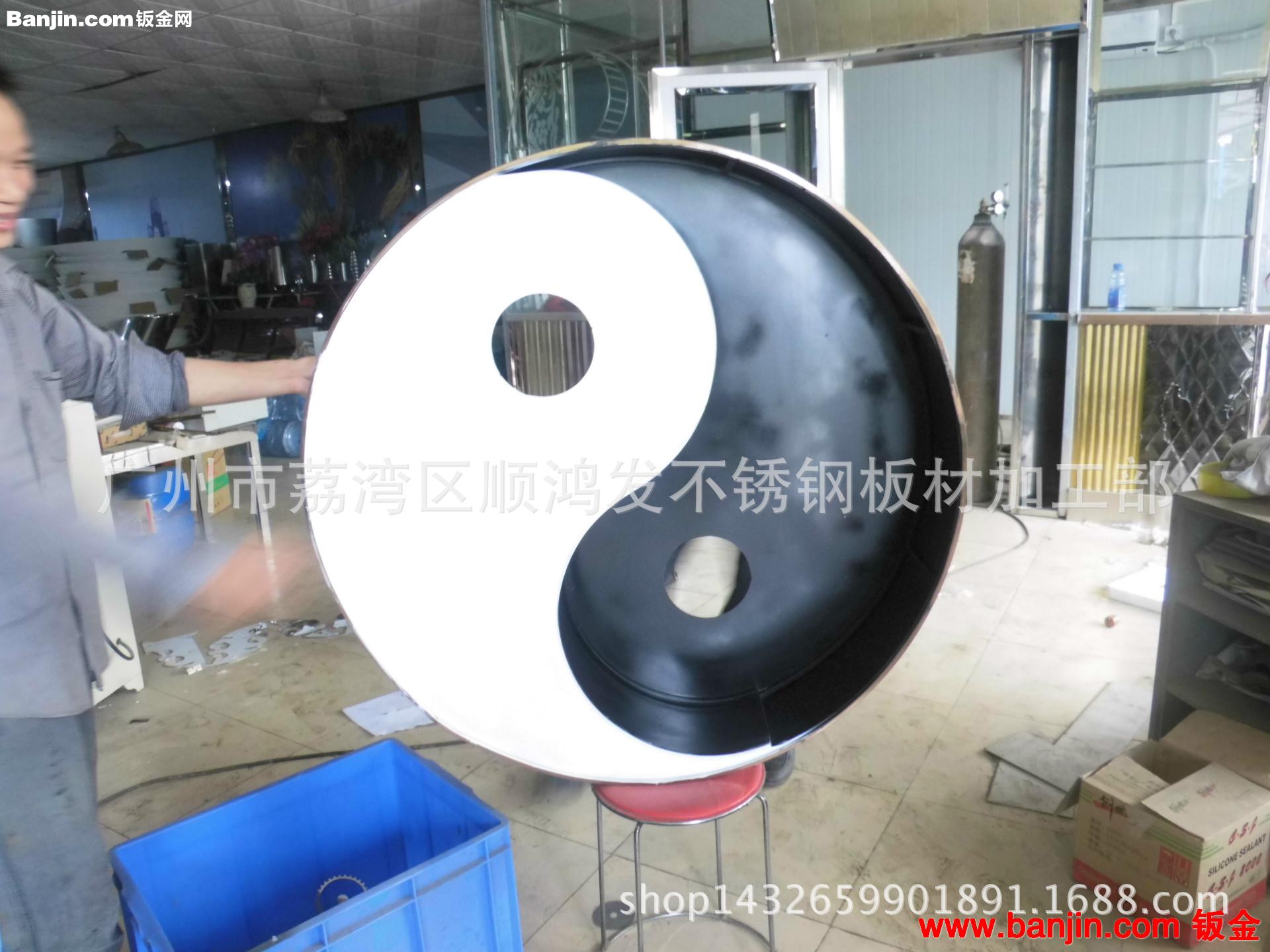 加工定制各式造型不锈钢雕塑装饰品，雕塑摆件，挂件，厂家直销