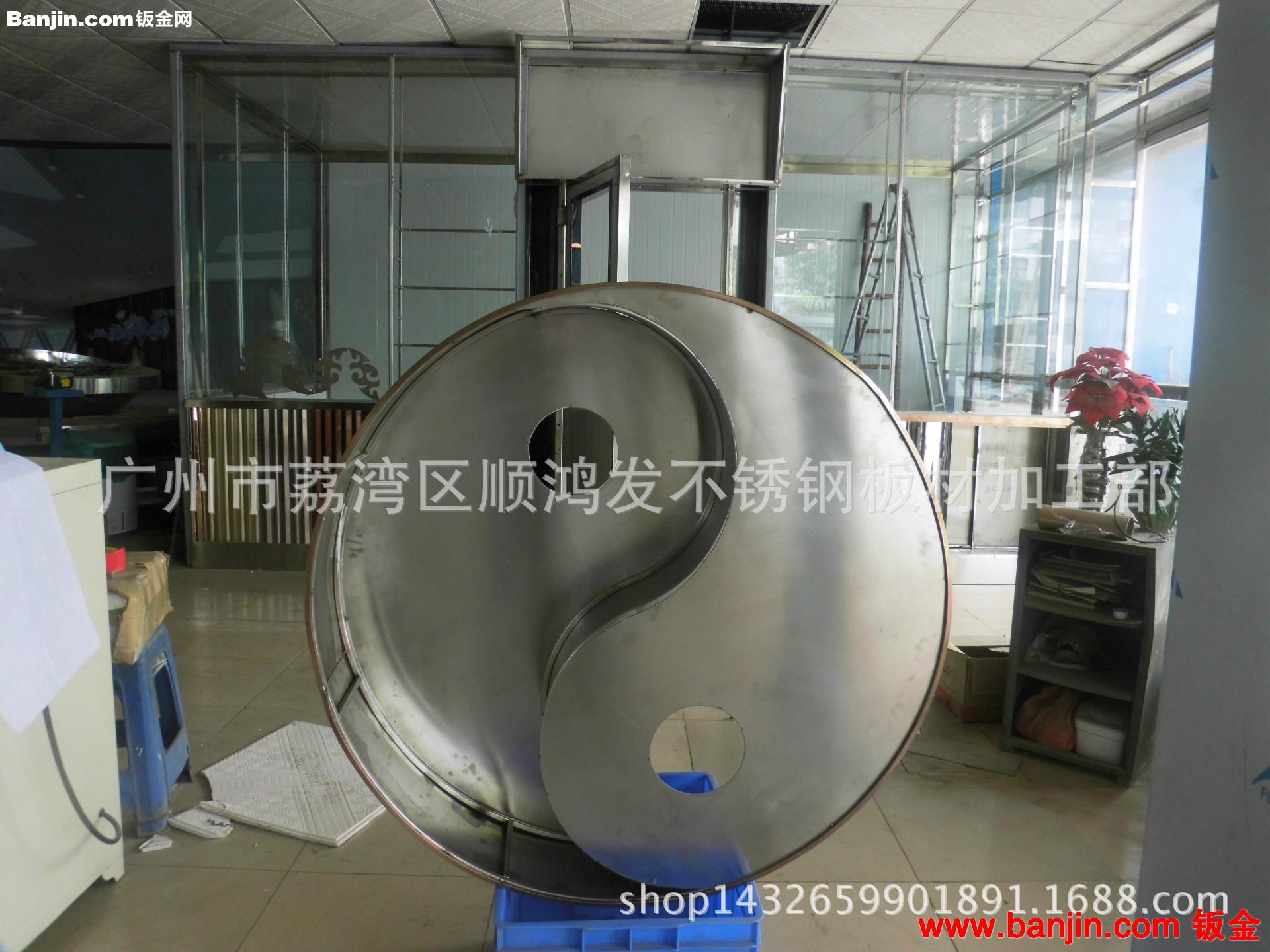加工定制各式造型不锈钢雕塑装饰品，雕塑摆件，挂件，厂家直销