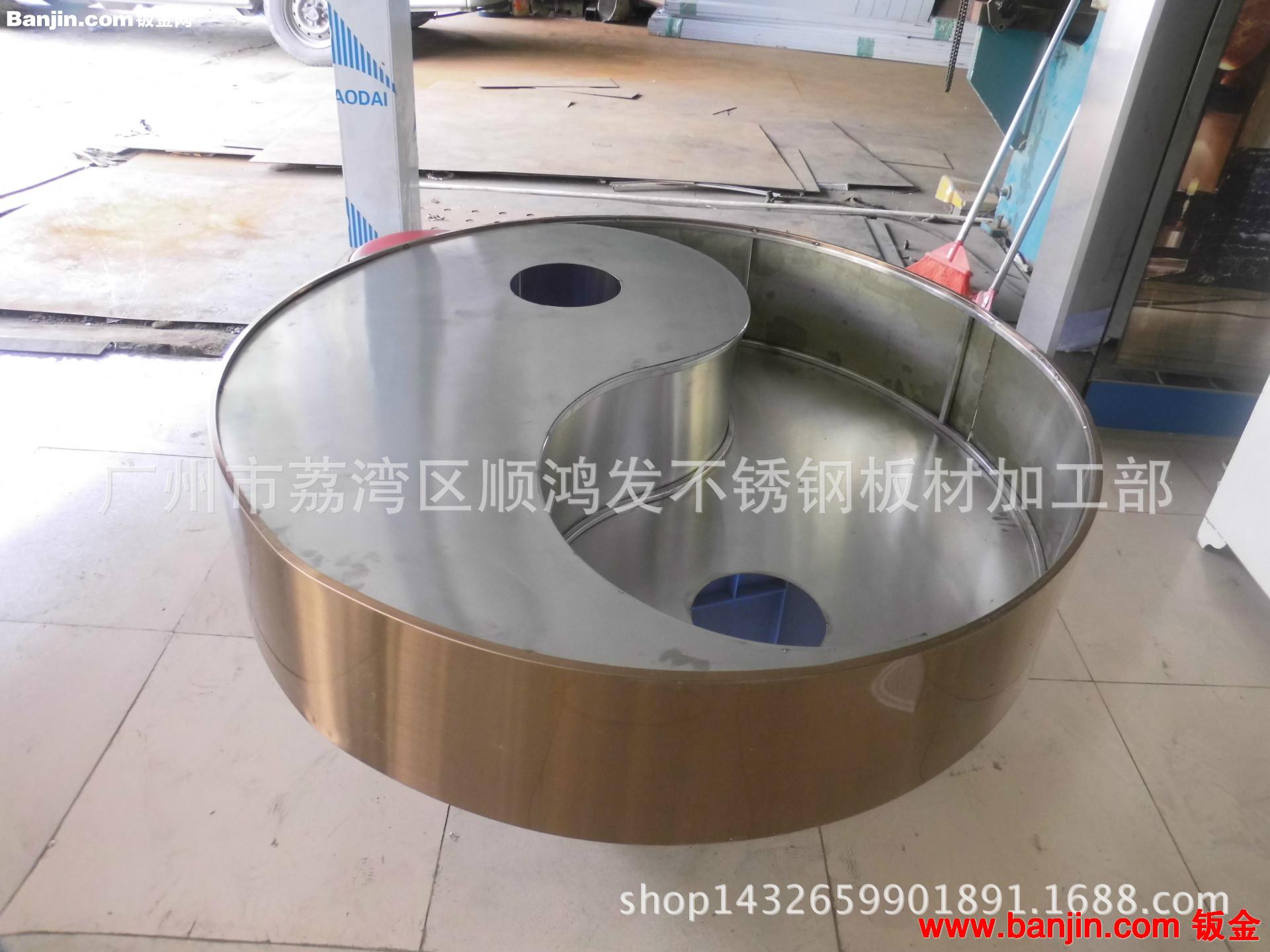 加工定制各式造型不锈钢雕塑装饰品，雕塑摆件，挂件，厂家直销