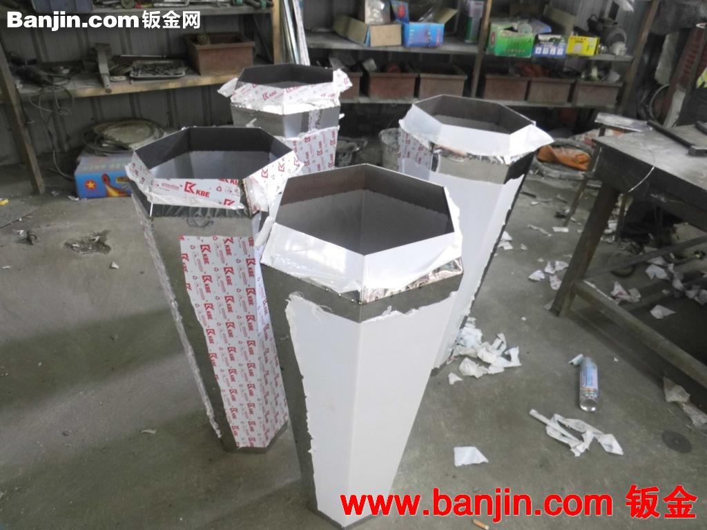 现代酒店不锈钢花钵，插花器，企业大堂多彩风水球，广场景点饰品