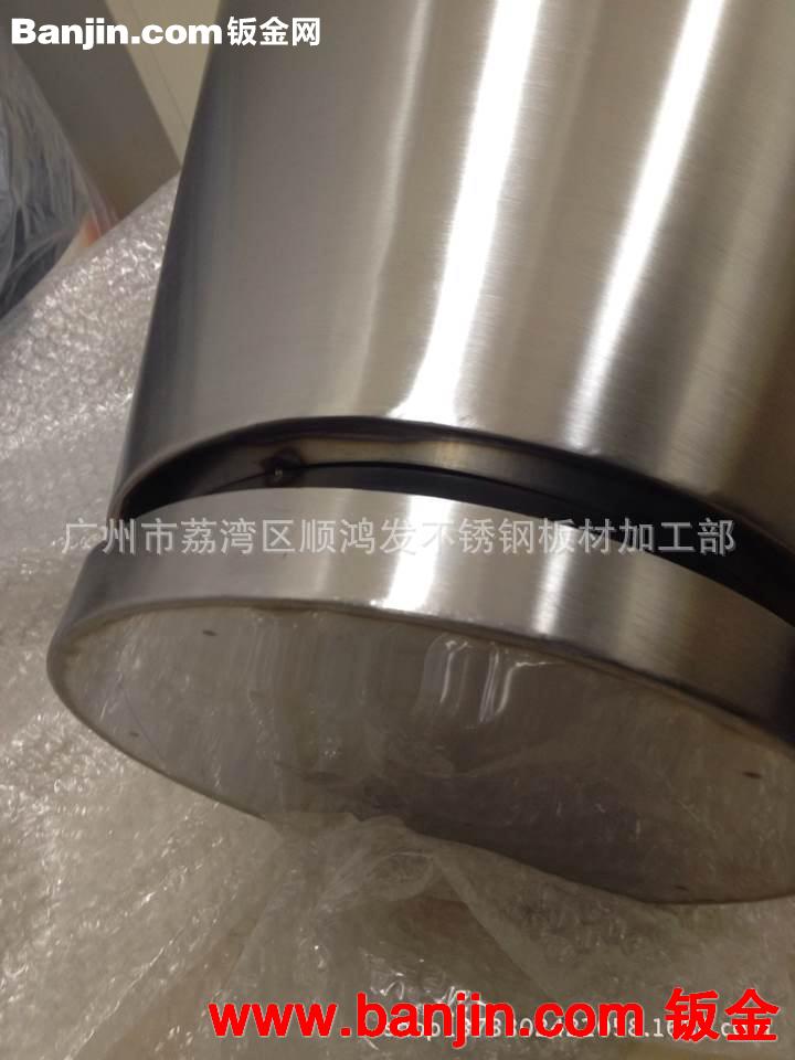 酒店大堂不锈钢摆件花盆花瓶家居企业工艺品