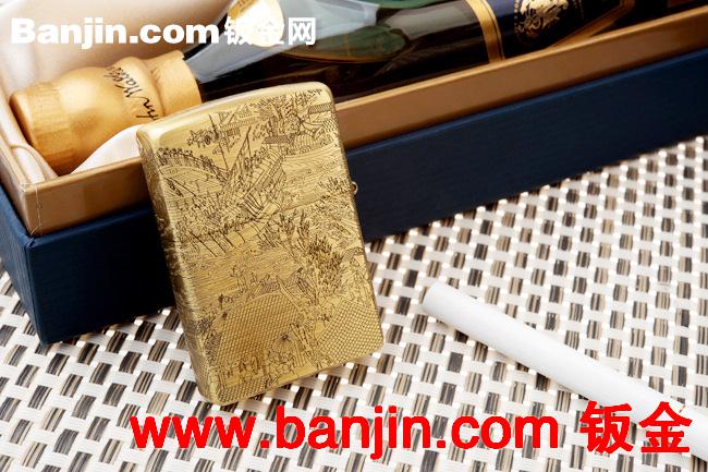 ZIPPO打火机原装正品  2012经典款 清明上河图 纯铜