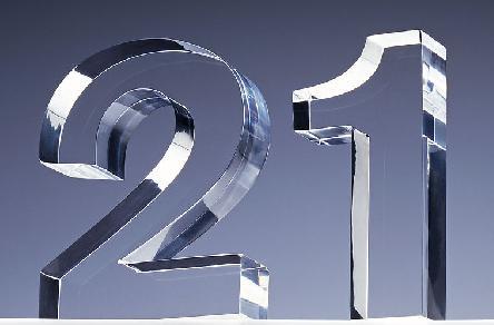 厂家批发亚克力字 水晶字 表面任意色