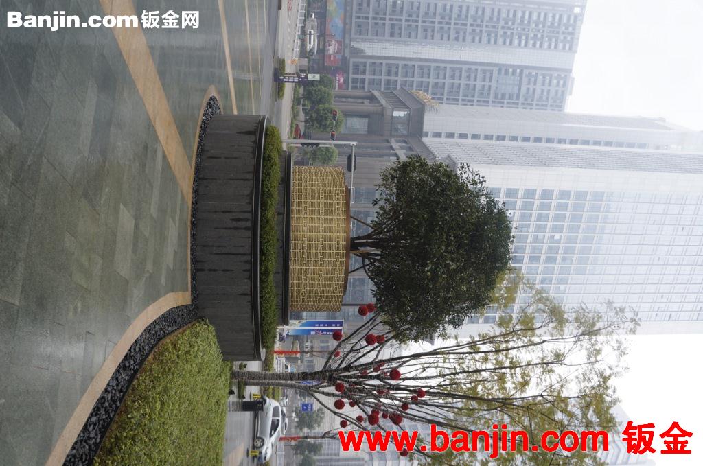 不锈钢景观花钵，公园树池，休闲广场摆件   大花盆
