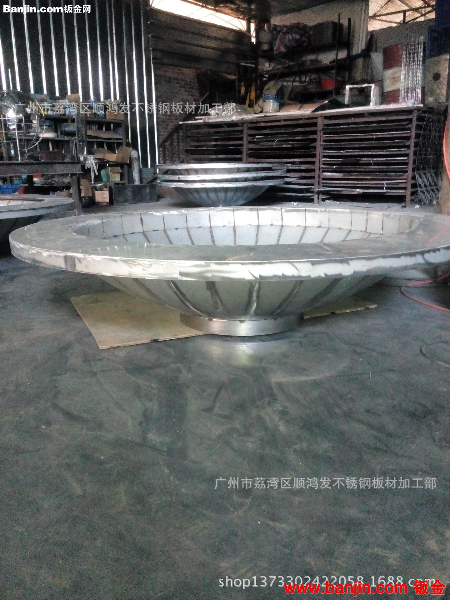 不锈钢景观花钵，公园树池，休闲广场摆件   大花盆