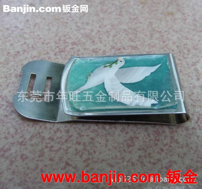 新品定制　不锈钢书签夹 五金书签夹 金属书签夹 礼品冲压书签　