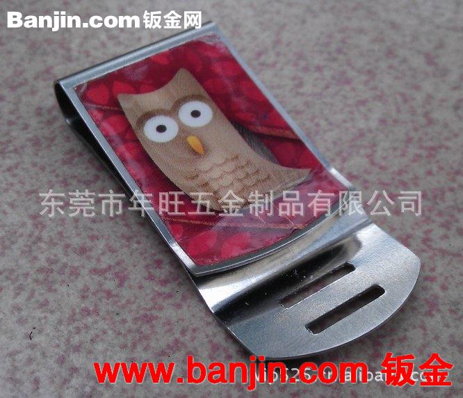 新品定制　不锈钢书签夹 五金书签夹 金属书签夹 礼品冲压书签　