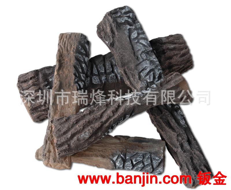 壁炉专用木柴 柴火 壁炉柴 装饰壁炉柴 原木 批发木材 壁炉炭火