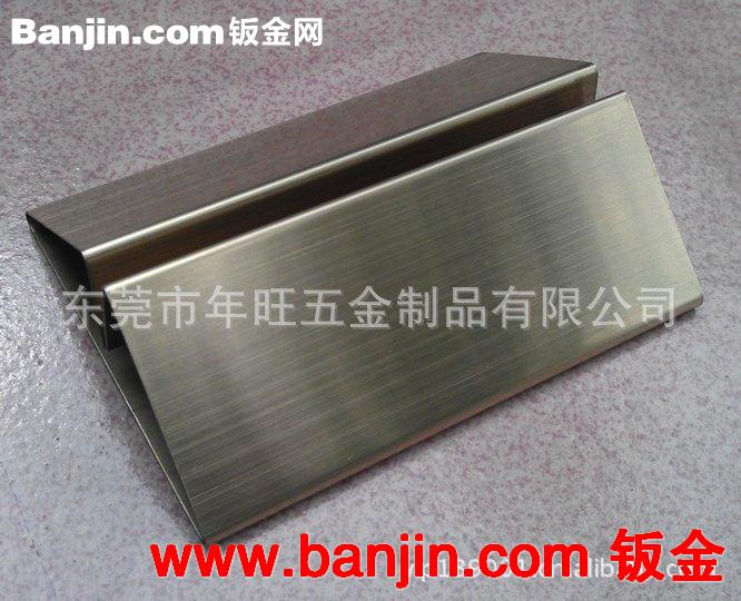 低价供应 金属酒水牌底座 餐桌不锈钢餐牌夹 三角形拉丝台卡 现货