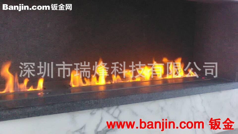 智能酒精壁炉 深圳瑞烽壁炉 真火壁炉 别墅壁炉 实木取暖壁炉
