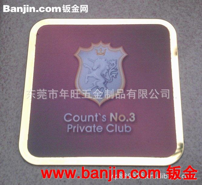 供应HTC不锈钢冲压凹凸杯垫 金属礼品杯垫 铝合金喷砂氧化杯垫