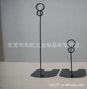 餐厅桌面展示牌，桌面台号牌，POP五金展示架