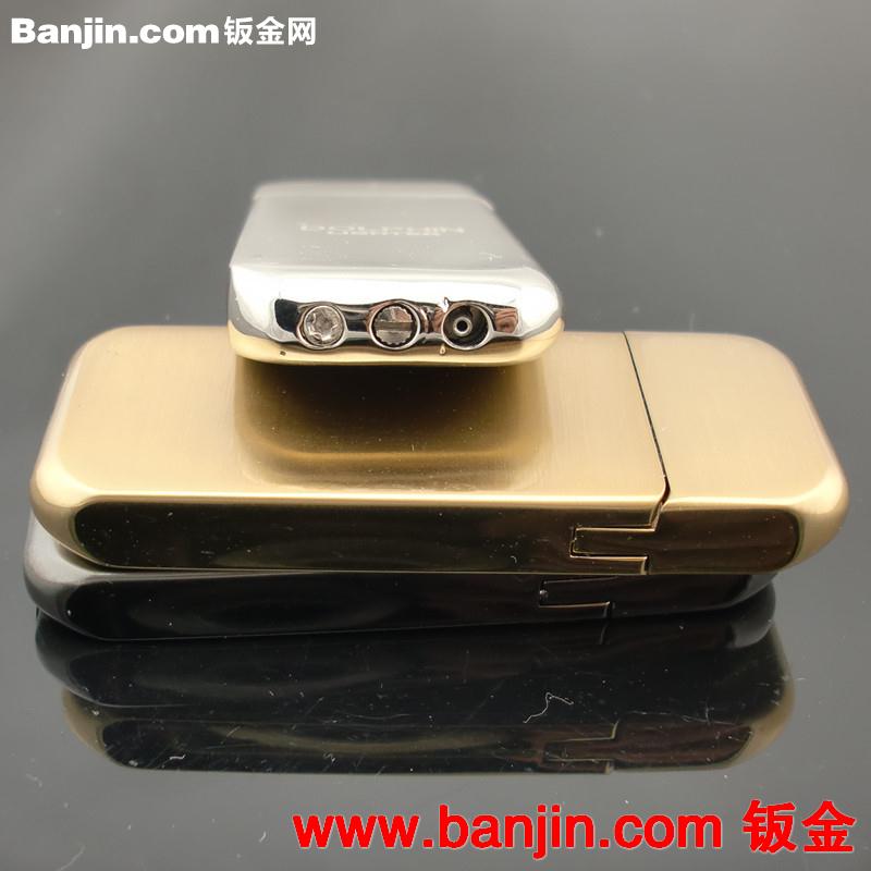 厂家直销 正品DOL076珍珠极薄 金属砂轮明火打火机 广告礼品定制 