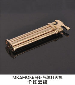MR.SMOKE 烟先生打火机 砂轮火机 力量之膛 超薄充气打火机 批发