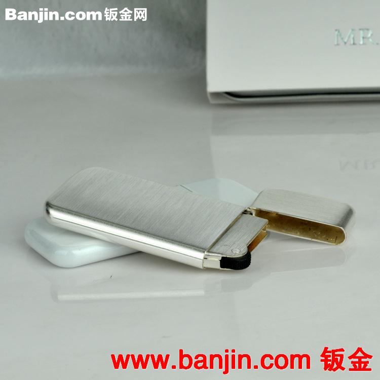 MR.SMOKE超薄气体打火机 铜壳金属内胆金属打火机 礼品打火机批发