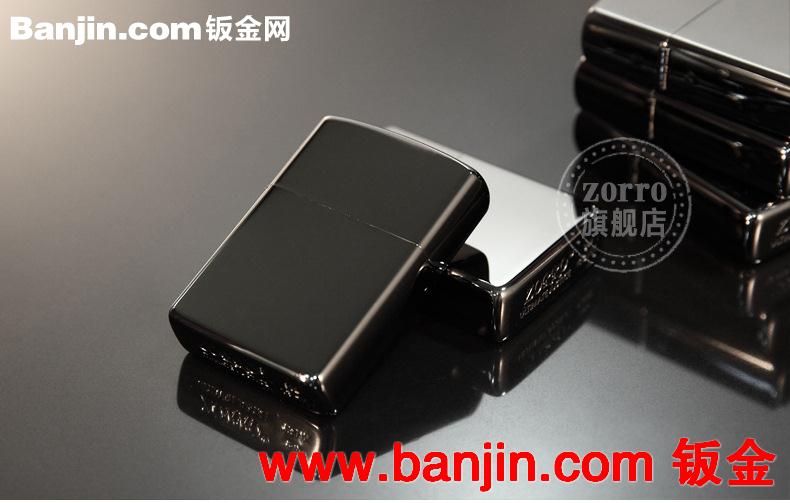 正品 zorro佐罗 黑冰光板打火机 煤油打火机批发 个性雕刻打火机