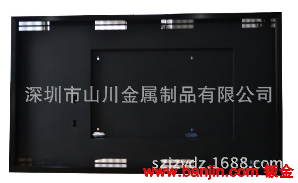 深圳98寸LED铝前框触摸一体外壳生产厂家,98寸LED监视器外加工厂