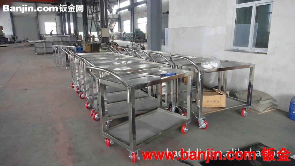 南京江宁工厂专业制造，加工各类不锈钢手推车,磨具车