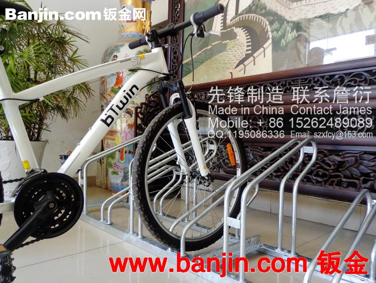 一高一低式自行车停车架/灵溪牌热镀锌自行车停车架/先锋停车架