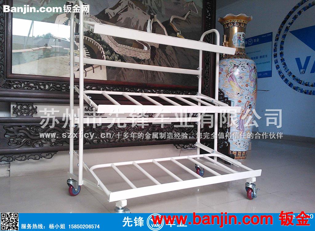 金属置物架 万向轮供企业运输和家庭使用均可 倾斜式
