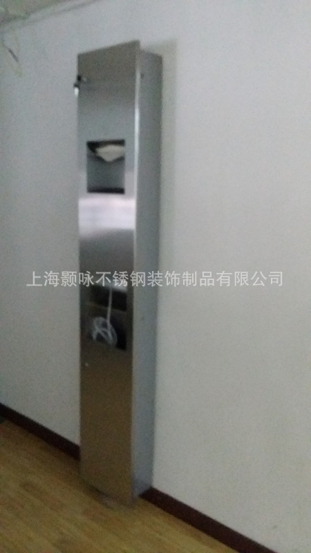 冠丽洁不锈钢手纸箱嵌入式垃圾桶干手器 整门组合柜
