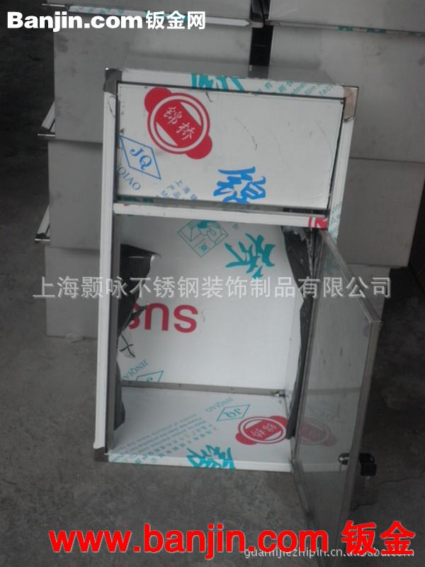 加工定做暗装不锈钢影院用加大垃圾桶