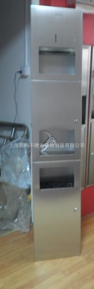钣金加工嵌入式三合一组合型带垃圾桶不锈钢手纸箱