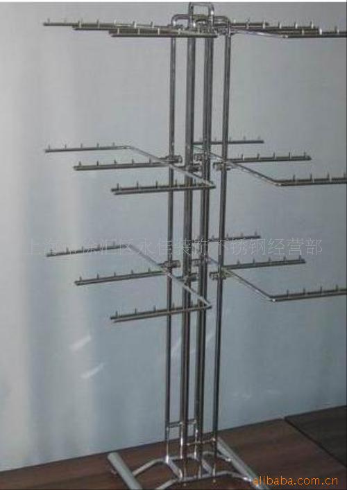 精密钣金加工不锈钢商场服装道具 数控激光切割加工 挂衣架批发