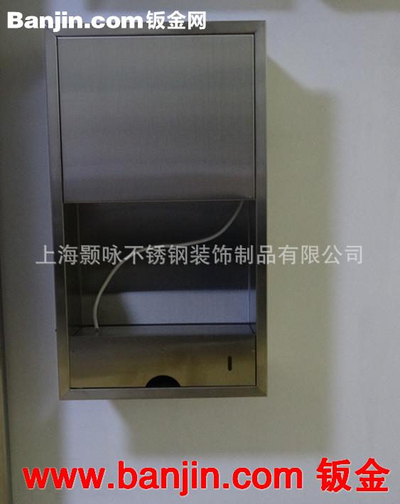 供应机场 会所 公共场所卫生间用嵌入式不锈钢干手器