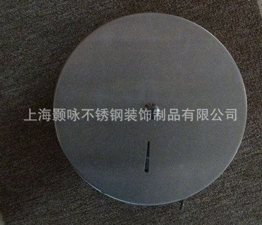 厂家批发供应酒店 宾馆用圆筒不锈钢擦手纸架卷纸架