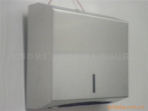 供应批发大方型不锈钢擦手纸巾架 不锈钢方形纸巾架