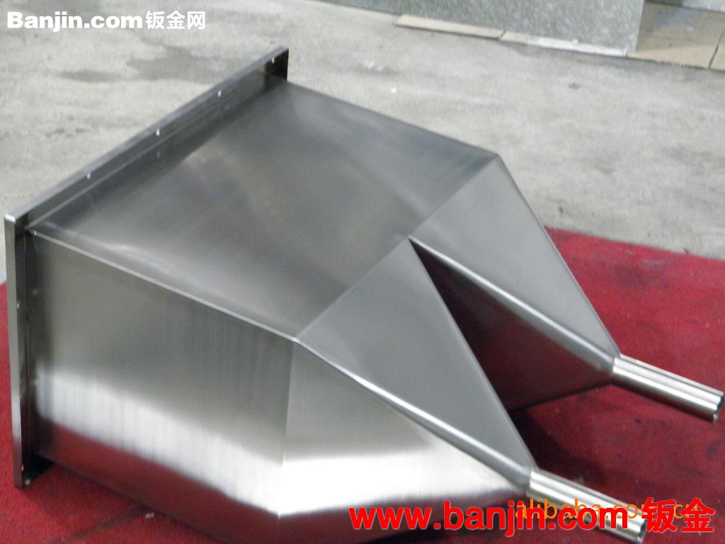 不锈钢加工，方圆过渡斗加工，斜圆锥斗加工