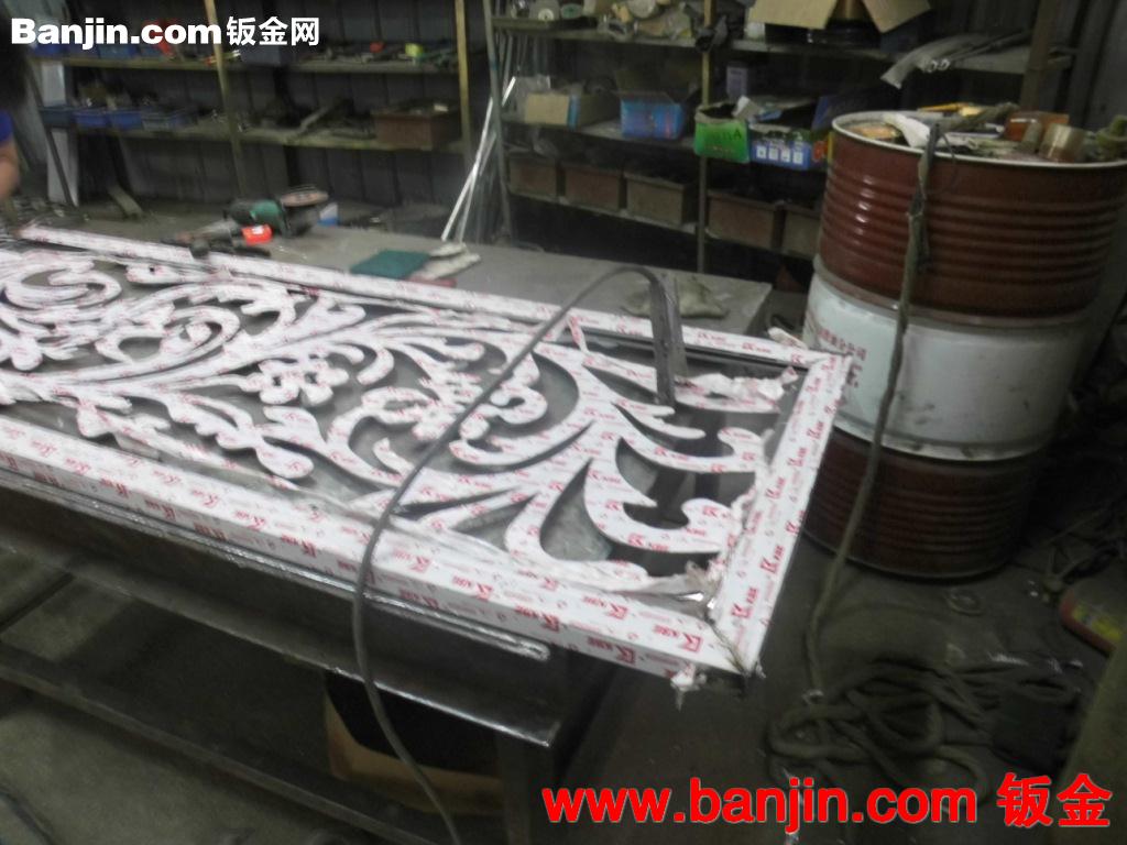钣金工艺品，不锈钢板镂空切割，激光加工酒店家居精品制造摆件