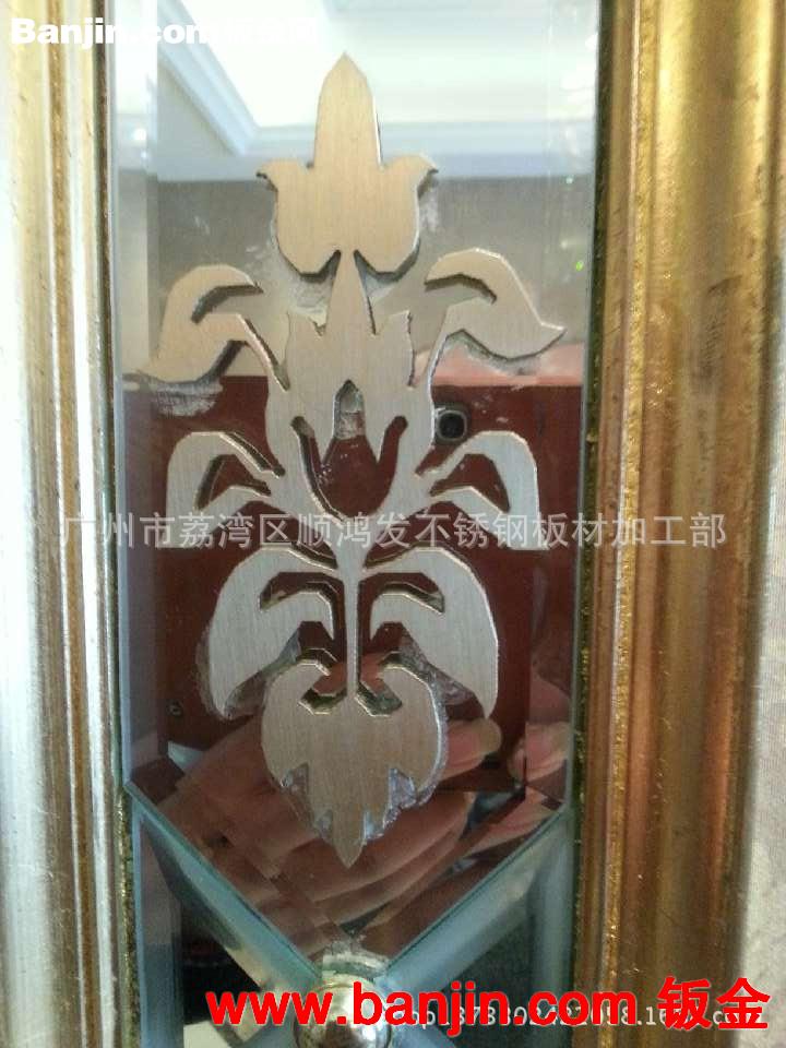 激光切割不锈钢精品，酒店家居企业办公室镜钢摆件装饰品