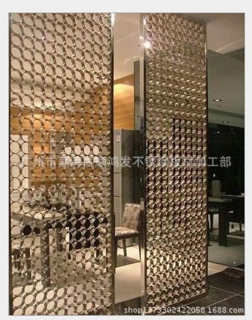 不锈钢屏风，KTV金属屏风，不锈钢装饰，精品不锈钢加工